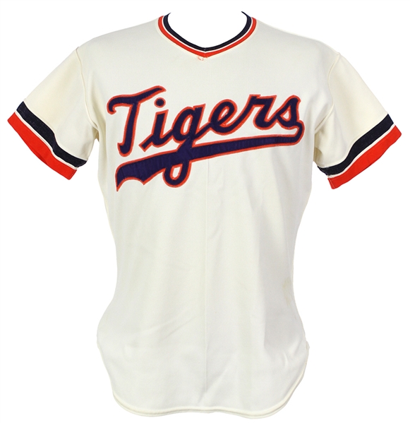 1977-87 Tigers #5 Minor League Game Worn Jersey (MEARS LOA)