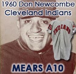 1960 Don Newcombe Cleveland Indians Game Worn Road Jersey (MEARS A10)