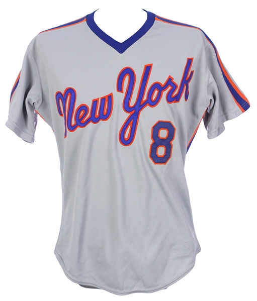 1987 Gary Carter New York Mets Restored Road Jersey (MEARS LOA)