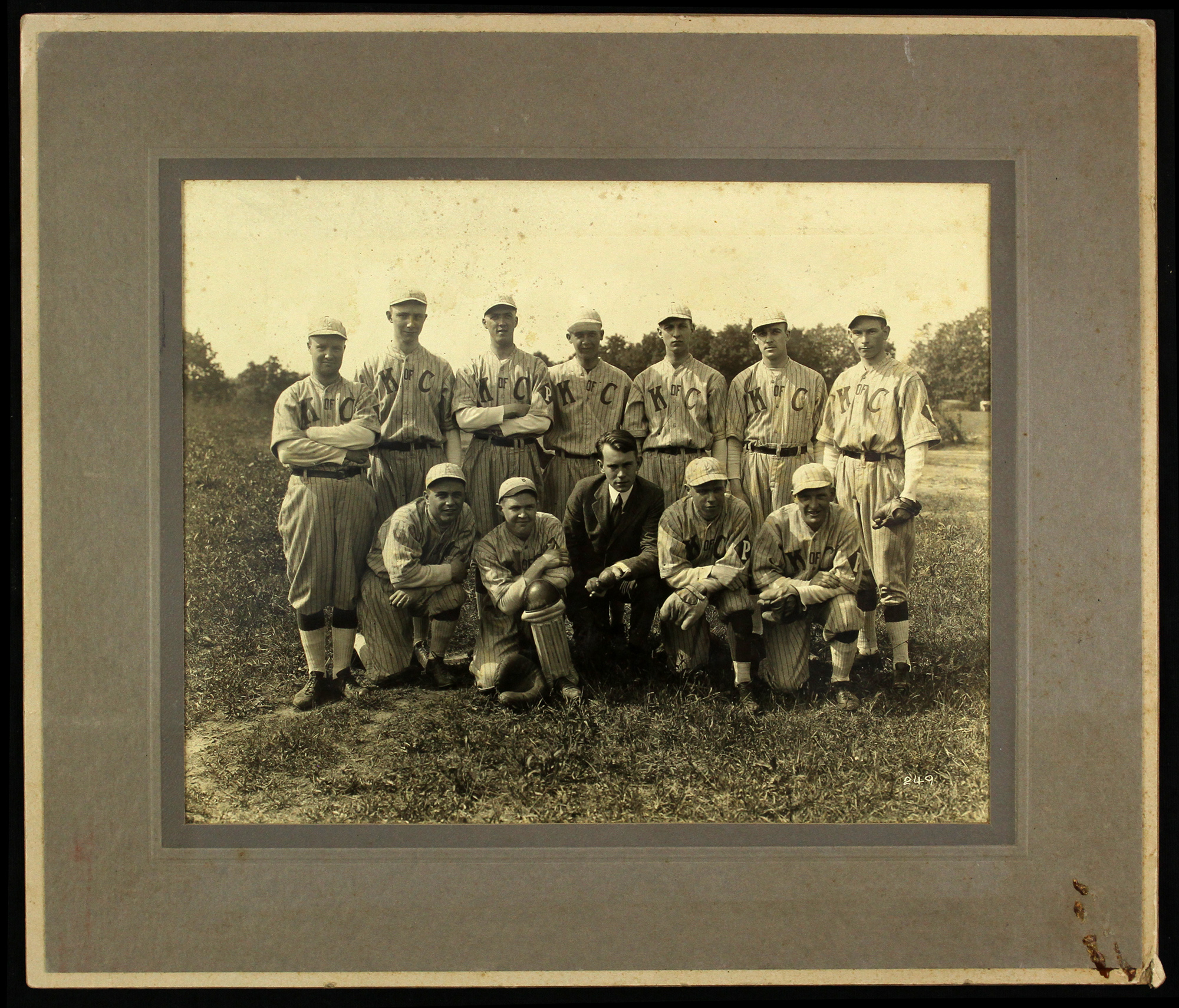 Lot Detail - 1920's-30's Military & Baseball Oversize Original Photo ...