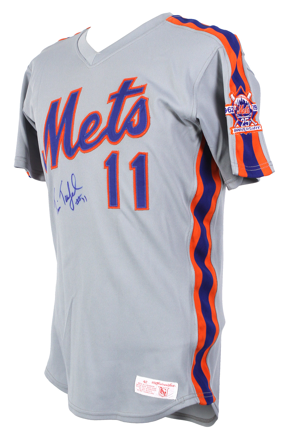 Sold at Auction: NEW YORK METS TEAM SIGNED 1986 jersey STEINER COA