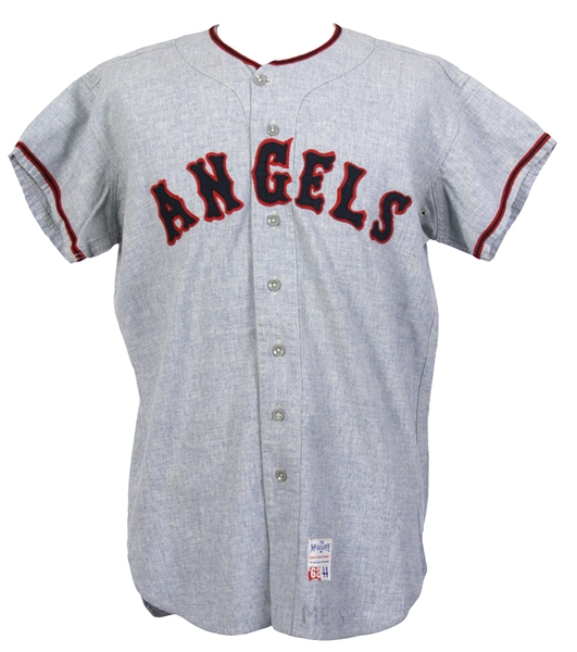 1968 Bobby Locke/Andy Messersmith (Rookie Season) California Angels Game Worn Road Jersey (MEARS LOA)