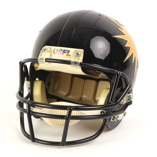 1985 Denver Gold USFL Football Helmet (MEARS LOA)