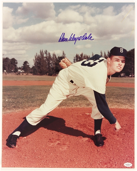 1990s Don Drysdale Brooklyn Dodgers Signed 16" x 20" Photo *JSA*