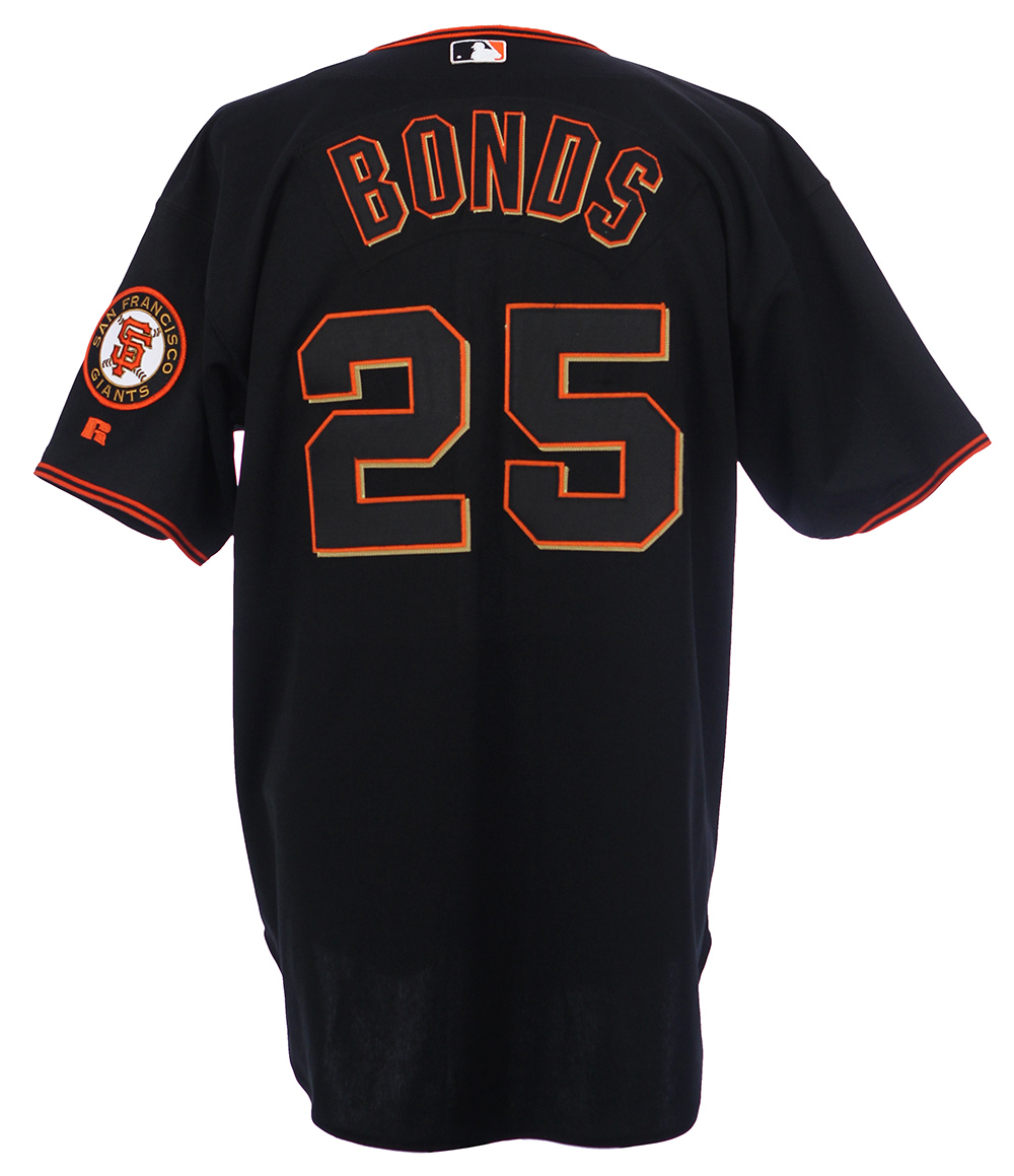 Lot Detail - 2001-02 Barry Bonds San Francisco Giants Alternate Road ...