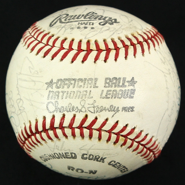 1979 New York Mets Team Signed ONL Feeney Baseball w/ 27 Signatures Including Joe Torre, Mike Scott, Ed Kranepool & More (JSA)