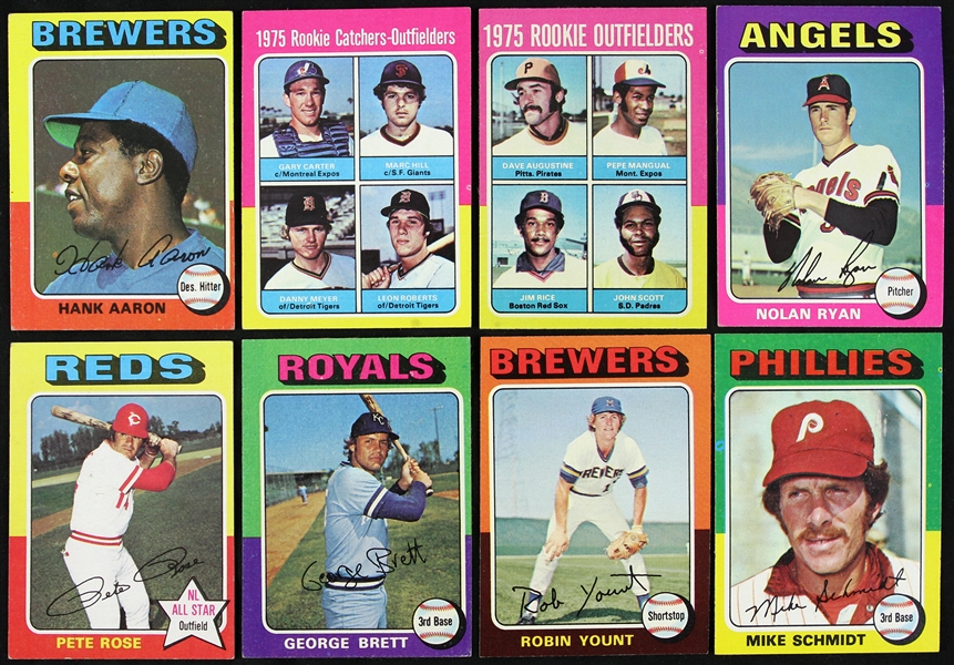 1975 Topps Baseball Trading Cards Complete Set (660/660)