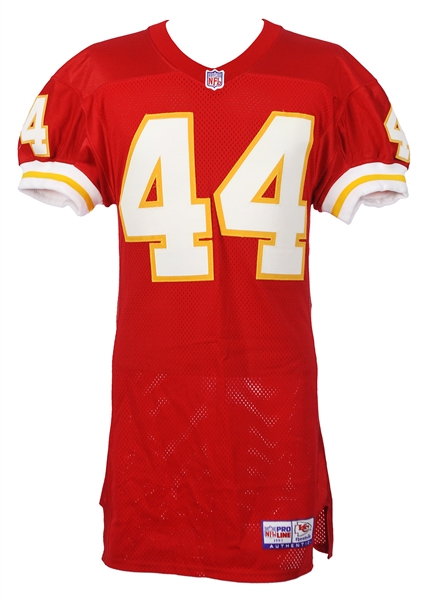 1997 Darren Anderson Kansas City Chiefs Game Worn Home Jersey (MEARS LOA)