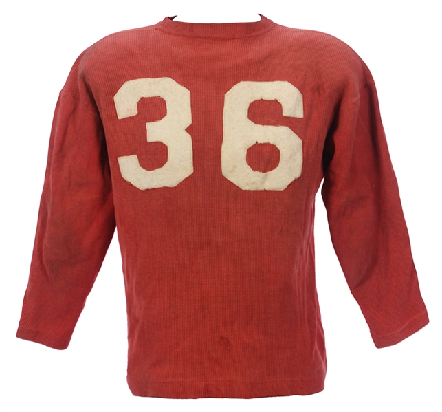 1940s-50s Game Worn Football Jersey & Pants (MEARS LOA)