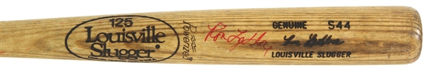 1980 Ron LeFlore Montreal Expos Signed Louisville Slugger Professional Model Game Used Bat (MEARS LOA/JSA)