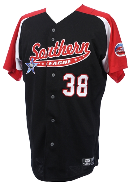 2008 Ben Oglivie Montgomery Biscuits Signed Southern League All Star Game Worn Jersey (MEARS LOA/JSA)