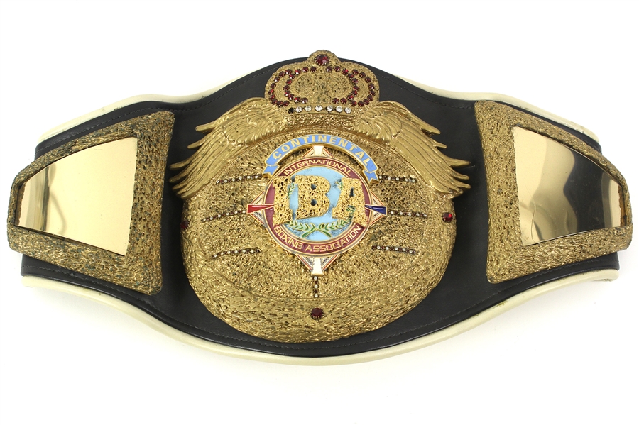 1997 Diego Chico Corrales IBA Championship Belt "Lost Title to Floyd Mayweather" 