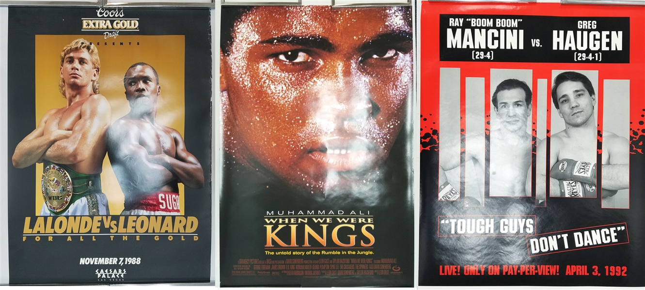 1980s – 1990s Rolled Boxing Posters and Poster Flats (Lot of 4,000)