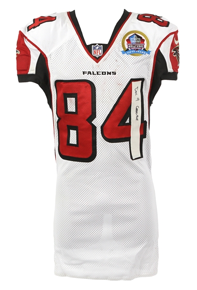 2012 Roddy White Atlanta Falcons Game Used Road Jersey vs Panthers 12/9/12 (Roddy White LOA) 