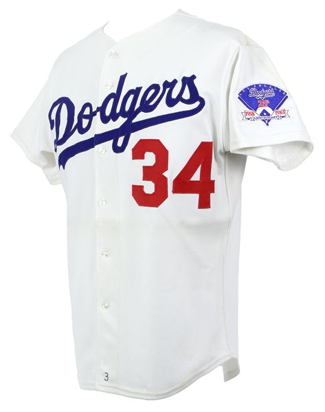 1983 Fernando Valenzuela Los Angeles Dodgers Road Game Jersey (MEARS LOA)