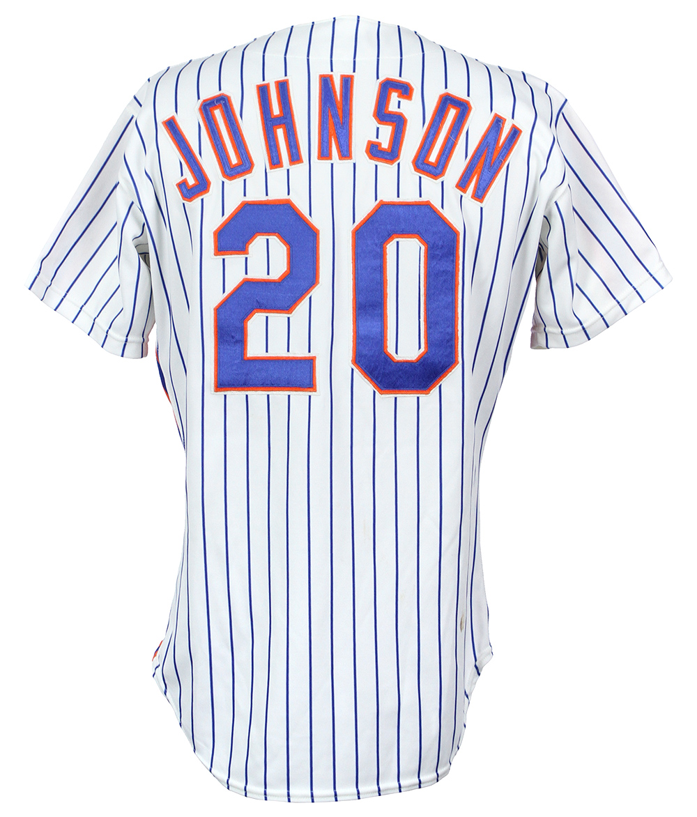 Lot Detail - 1993 Howard Johnson New York Mets Signed Game Worn Road Jersey  (MEARS LOA/JSA)