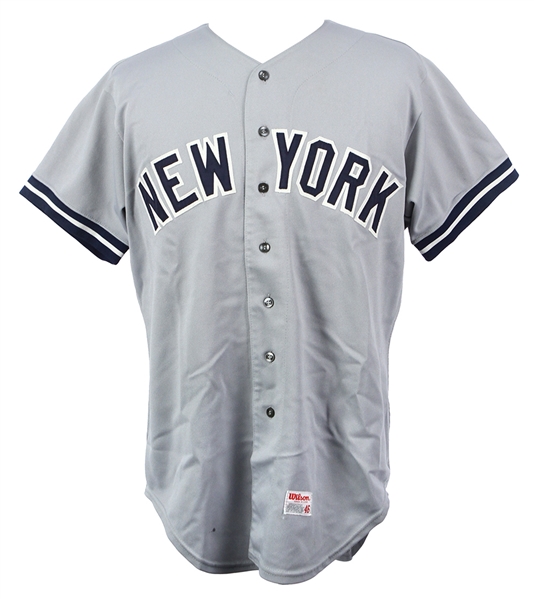 1983 John Mayberry New York Yankees Spring Training Road Game Jersey (MEARS LOA)