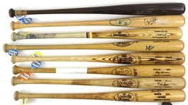 1970’s – 2000’s Professional Model Game Used bat Collection Lot of 15 w/ Danny Tartabull, Dick Davis, Terry Francona, Jim Leyritz, Pat Tabler, Mike Easler, David Segui and more (MEARS LOA)