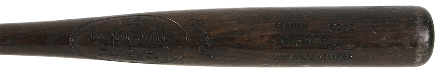1980-83 Jim Sundberg Texas Rangers Louisville Slugger Professional Model Autographed Game Bat (MEARS LOA / JSA)