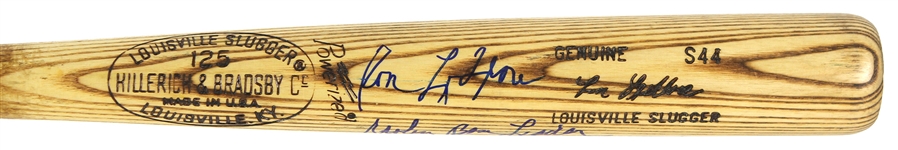 1977-79  Ron LeFlore Detroit Tigers H&B Louisville Slugger Professional Model Autographed Game Bat (MEARS LOA / JSA)