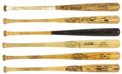 1970’s – 2000’s Professional Model Game Used Bat Collection (Lot of 6) w/ Signed Tim Cullen, Signed Horace Speed, and more (MEARS LOA/JSA)