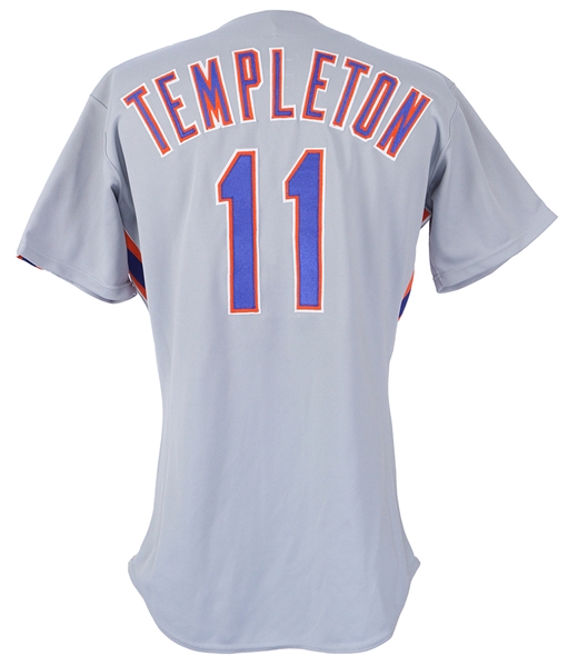 1991 Garry Templeton New York Mets Game Worn Jersey (MEARS LOA)
