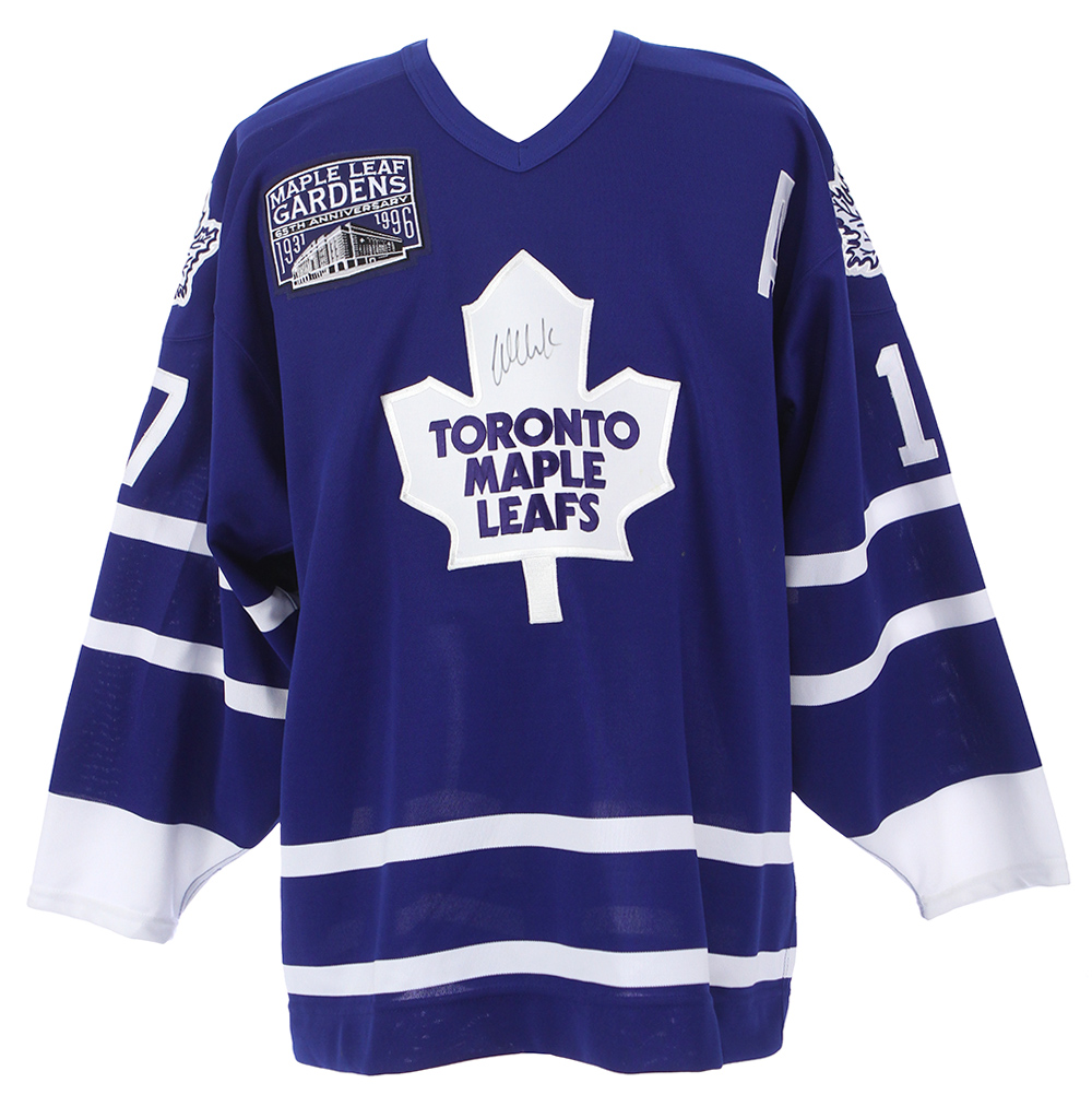 Wendel Clark Signed Toronto Maple Leafs Vintage Jersey