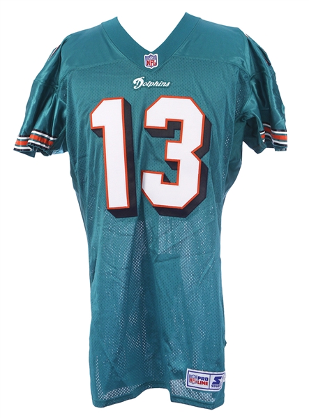 1997 Dan Marino Miami Dolphins Signed Home Jersey (MEARS LOA/JSA)