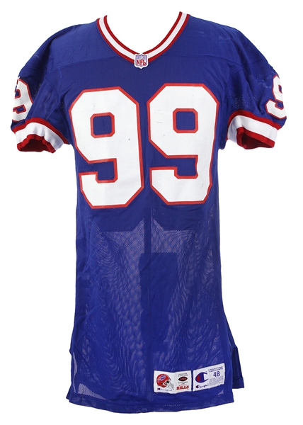 1996 Gabe Northern Buffalo Bills Game Worn Home Jersey (MEARS LOA)