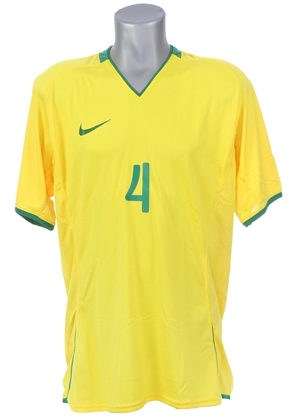 2008 Thiago Silva Brazil National Soccer Team Olympic Jersey (MEARS LOA)