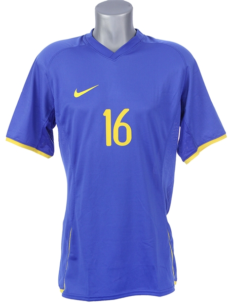 2008 Thiago Neves Brazil National Soccer Team Olympic Jersey (MEARS LOA)