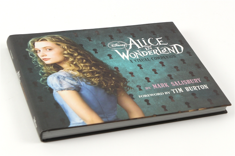 2010 Tim Burton Signed Alice in Wonderland: A Visual Companion Book (JSA)