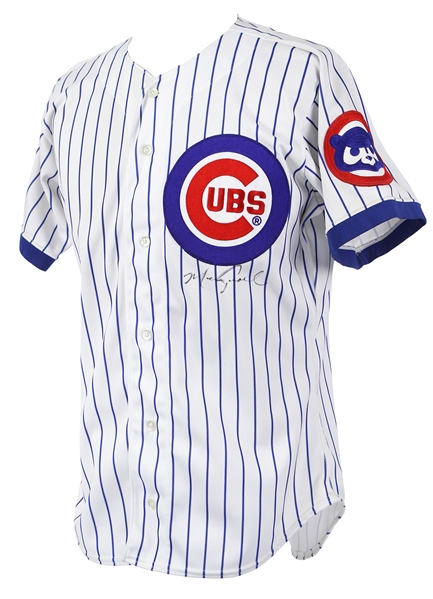 1990 Mark Grace Chicago Cubs Signed Home Jersey (JSA)