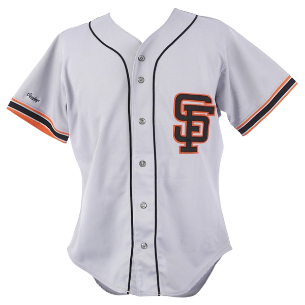 1987 Dave Dravecky San Francisco Giants Road Jersey (MEARS LOA)