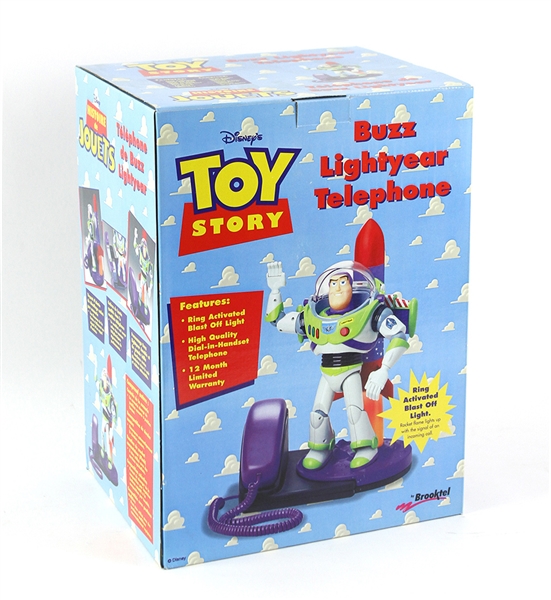 Lot Detail - 1996 Toy Story Buzz Lightyear Telephone