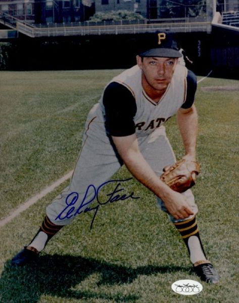 1953-68 Pittsburgh Pirates Elroy (Roy) Face Autographed 8x10 Color Photo (JSA)