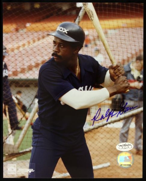 1976-79 Ralph Garr Chicago White Sox Signed 8 x 10 Photo *JSA*