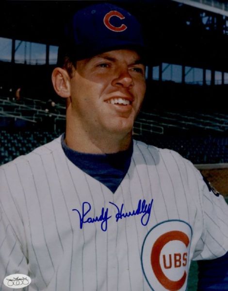 1966-73 Chicago Cubs Randy Hundley Autographed 8x10 Color Photo JSA Hologram