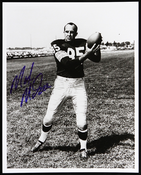 1954-1967 Max McGee Green Bay Packers Signed 8"x 10" B&W Photo (JSA)