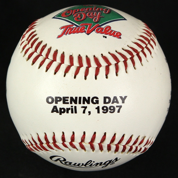 1997 Milwaukee Brewers Opening Day Commemorative Baseball