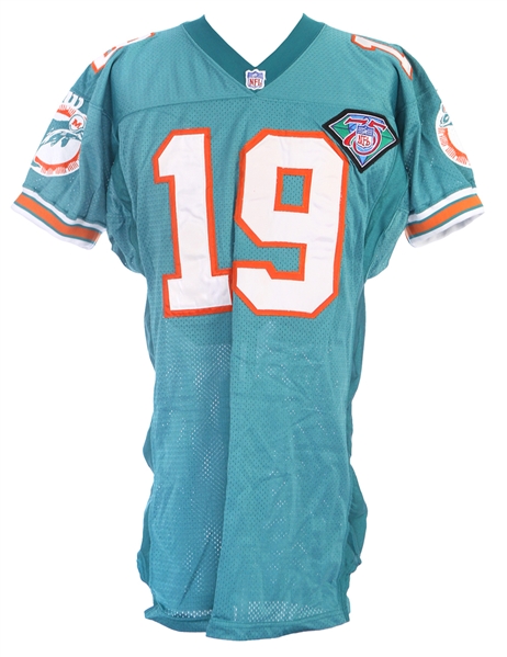 1994 Bernie Kosar Miami Dolphins Home Jersey (MEARS LOA)