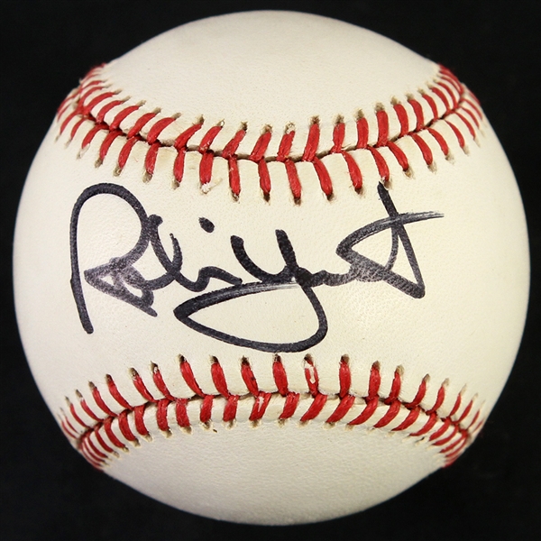 1984-1994 Robin Yount Milwaukee Brewers Autographed OBAL Baseball (MEARS LOA/JSA)