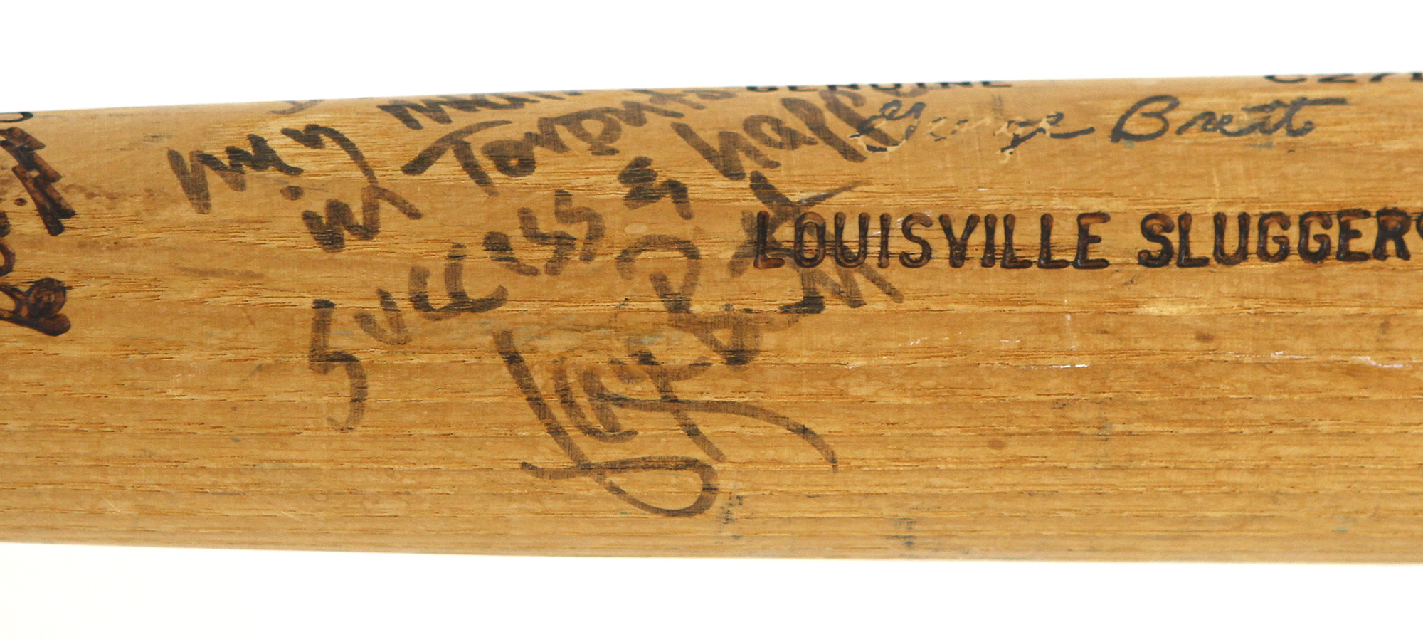 Lot Detail - 1986-89 George Brett Kansas City Royals Signed & Inscribed ...