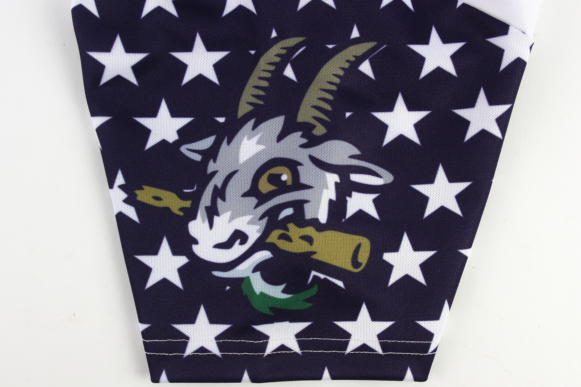 Lot Detail - 2018 Hartford Yard Goats #3 4th of July Jersey (MEARS LOA)