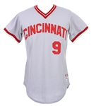 1981 Mike OBerry Cincinnati Reds Game Worn Road Jersey (MEARS LOA)