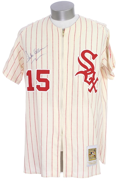 1972 Dick Allen Chicago White Sox Autographed Mitchell and Ness Authentic Jersey (JSA)