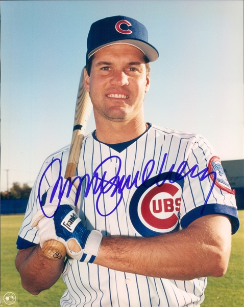 1982-1994, 1996-1997 Ryne Sandberg Chicago Cubs Autographed Color 8"x10" Photo (JSA)