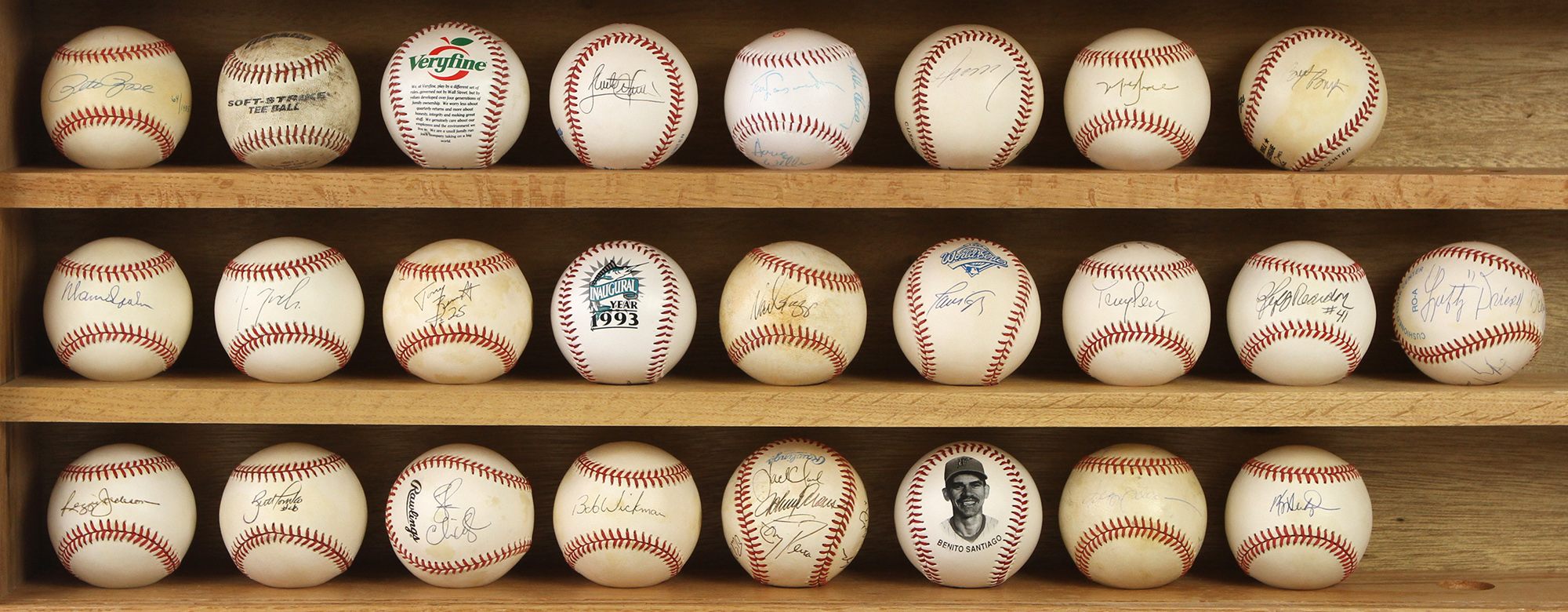 Lot Detail 1980 S 90 S Signed Baseball Collection Lot