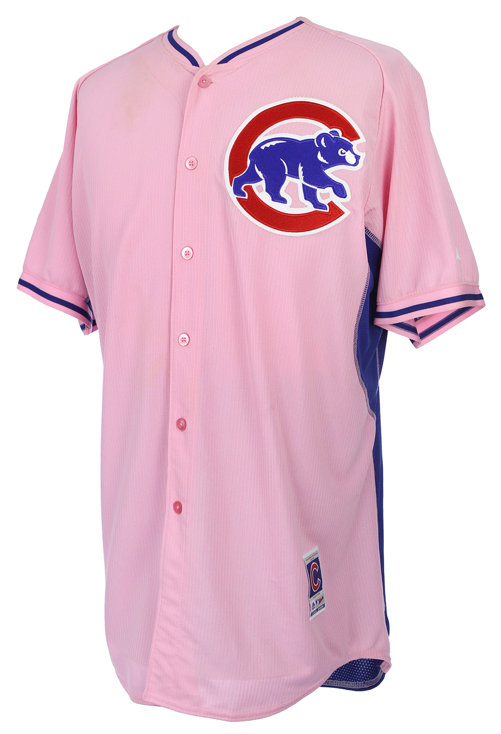 Lot Detail - 2015 Addison Russell Chicago Cubs Pink Batting Practice Jersey  (MEARS LOA/MLB Hologram)