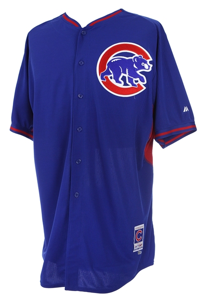 2015 Addison Russell Chicago Cubs Batting Practice Jersey (MEARS LOA/MLB Hologram)